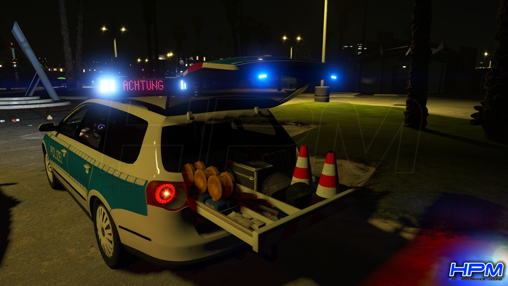 Vw Passat B6 Variant Polizei Nrw Replace Els Gta5 Mods Com